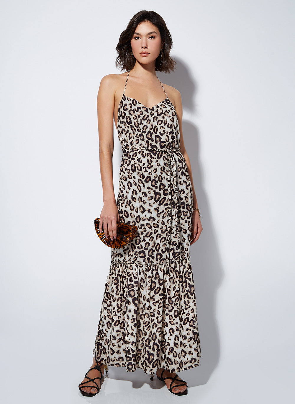 LE LIS BLANC - Vestido Felipa Estampa Ona - Vero 22 LE LIS BLANC - Vestido Felipa Estampa Ona - Vero 22