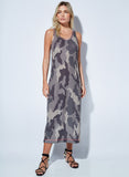 LE LIS BLANC - Vestido Tata Estampado Camuflado - Verão 22
