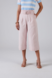 SCALON - Calça Sarja Pantacourt Quartzo Estonada - Verão 23