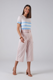 SCALON - Calça Sarja Pantacourt Quartzo Estonada - Verão 23