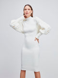 ANSELMI - Bolero Detalhe Trama Off White