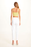 VIVIANE FURRIER - Top Em Tricot Amarelo Seed - Verão 23