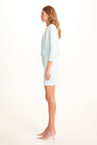 VIVIANE FURRIER - Casaqueto Em Tricot Poa Acqua - Verão 23