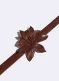 BO.BÔ - Cinto Couro Flor de Tamarindo - Verão 22