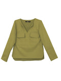 PINK POÁ - Bata Sacha Nobu Verde Militar - Inverno 22