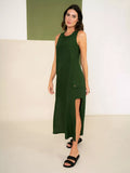 PINK POÀ - Vestido Jade Sandalo Floresta Verde - Verão 23