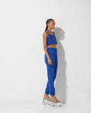 LAFORT - Top Cropped Audrey Tricot Azul- Verão 23