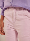 LE LIS BLANC - Calça Flavia Color Roxo Claro - Verão 23