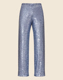 AMISSIMA - Calça Pantalona Paetê Shine Azul - Verão 23