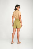 SCALON - Shorts Tactel Pistache/Ouro - Inverno 22