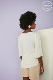 SCALON - Blusa Viscose Mc Natural - Verão 23