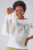 SCALON - T-shirt Malha Manga Curta Ritual Bem Estar Off White - Verão 23