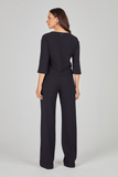 SCALON - Conjunto Malha Jacquard Preto
