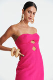 L'CECCI - Vestido Midi Tomara Que Caia Rosa - Verão 23