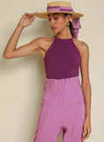 ISY - Top Trico Roxo Botsme  - Inverno 22