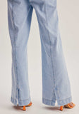 AMAR DE AMARANTE - Calça Jeans Wide Leg Det Amarração Frente - Verão 23