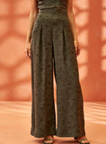 L'CECCI - Calça Jacquard Verde Kampala - Inverno 22