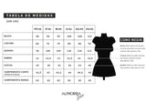 ALPHORRIA - Vestido Ombro Estruturado Recortes Violeta - Inverno 22