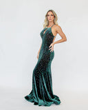 Vestido Longo Verde Intenso by Jovani - Ana Vargas