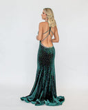 Vestido Longo Verde Intenso by Jovani - Ana Vargas