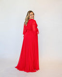 Vestido Vermelho Decote V by Maracuja - Ana Vargas