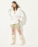 LAFORT - Cardigan Alongado Rubi Off White - Inverno 22