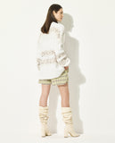 LAFORT - Cardigan Alongado Rubi Off White - Inverno 22