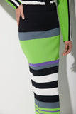 LAFORT - Saia Midi Lizzie Listrado Active Verde Golf