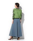 LAFORT - Blusa Manga Longa Betany Verde Golf/preto
