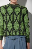 LAFORT - Blusa Manga Longa Betany Verde Golf/preto