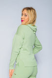 ESGOTADA - ANSELMI (AMBICIONE) - Blusa de Tricô Manga Longa Tricô Detalhe Bolsos - Inverno 21