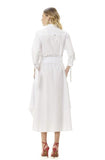ALPHORRIA - Vestido Chemise Branco Tricoline - Inverno 21