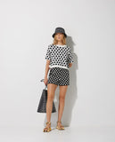 LAFORT - Shorts Mini Susie Tricot Preto - Verão 23