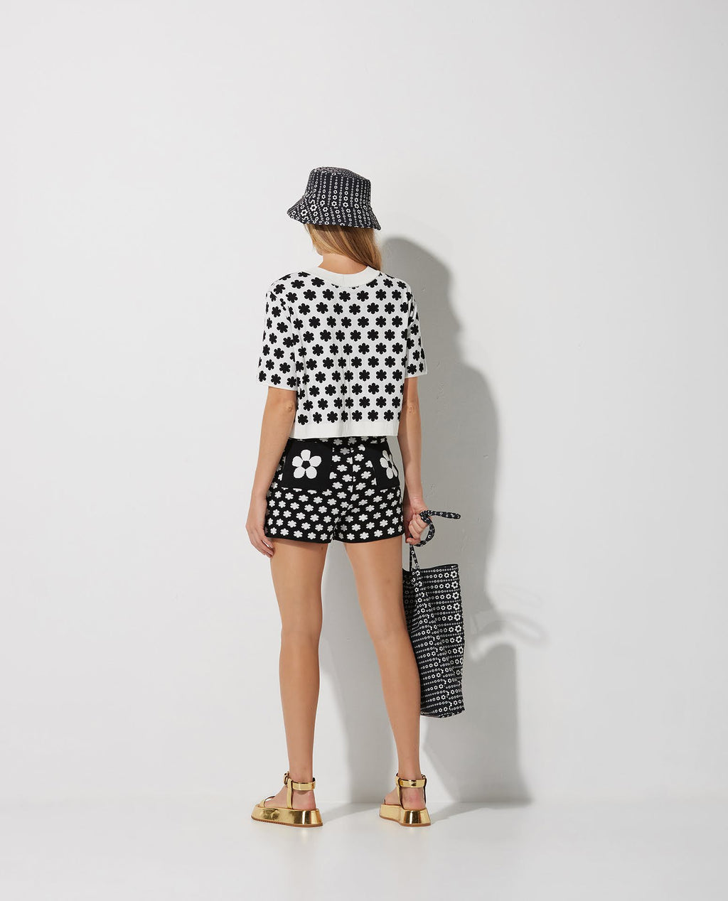 LAFORT - Shorts Mini Susie Tricot Preto - Verão 23