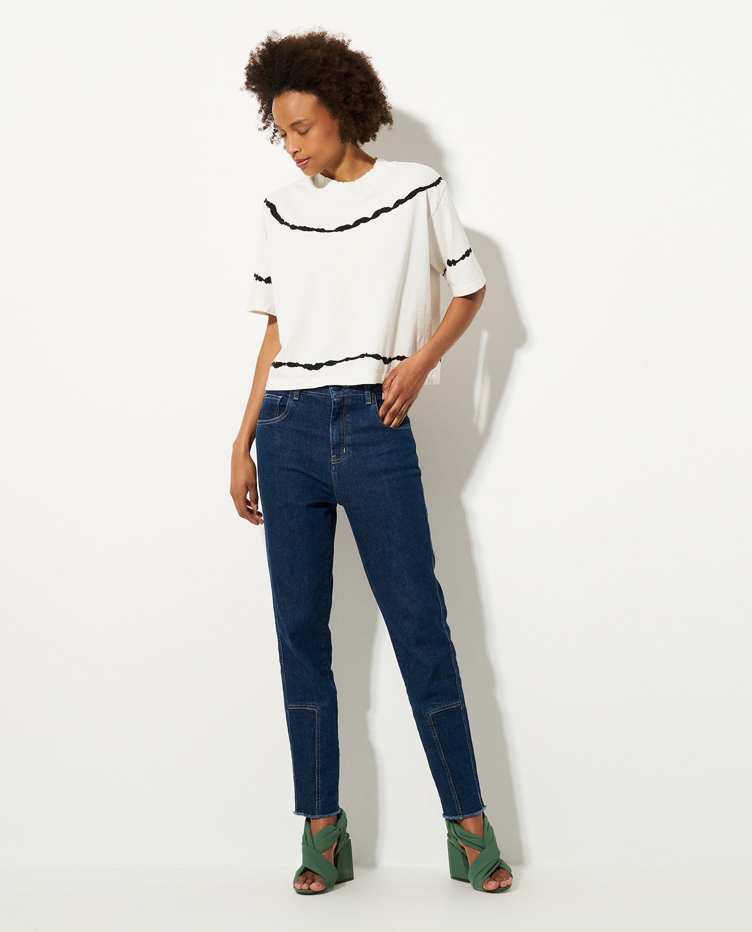 LAFORT - Blusa MC Francesca Off White - Inverno 22